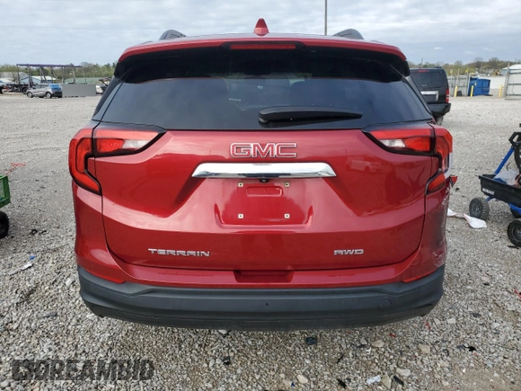 2019 GMC Terrain SLE with VIN 3GKALTEV8KL176032, listed as a Copart auction lot 51833195 with 71,626 mi miles and Salvage Title. Bid and sale history available at DreamBid. Image 6.