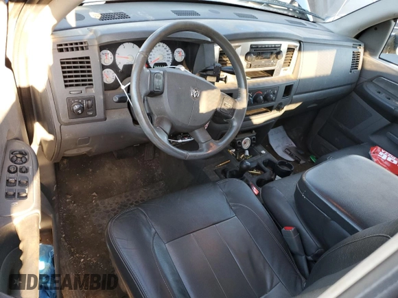2007 Dodge Ram 2500 SLT with VIN 1D7KS28C57J553668, listed as a Copart auction lot 87590385 with 210,170 mi miles and Salvage Title. Bid and sale history available at carsss.com. Image 8.