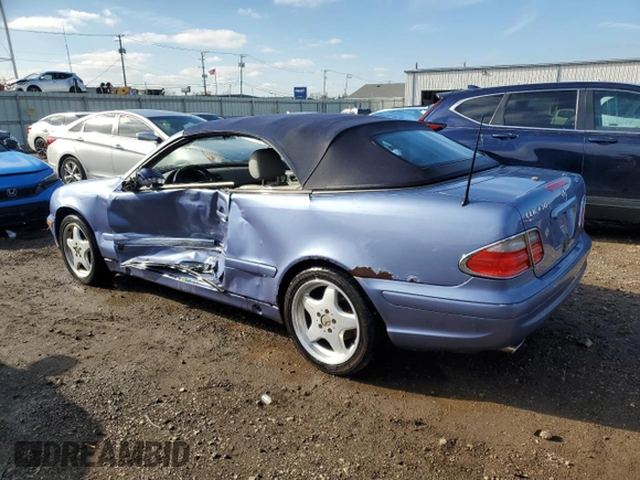 2001 Mercedes-Benz CLK 320/430 z VIN WDBLK70G91T070219, wystawiony jako Copart lot #79417674 z przebiegiem Nie podano mil oraz Szkody całkowita. Historia ofert i sprzedaży dostępna na DreamBid. Obrazek 2.
