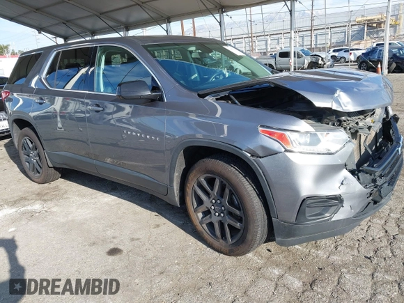 2020 Chevrolet Traverse LS with VIN 1GNERFKW6LJ207966, listed as a IAAI auction lot 41845136 with 83,073 mi miles and . Bid and sale history available at DreamBid. Image 1.
