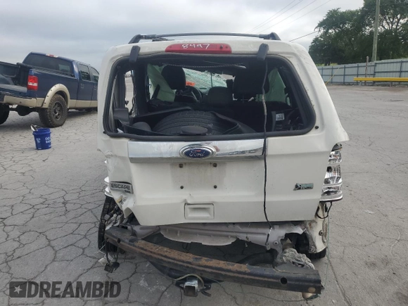 2012 Ford Escape Limited с VIN 1FMCU9EG1CKC48497, выставлен на аукционе Copart как лот 64093065 с пробегом 189 856 миль миль и Списание • Salvage title. История ставок и продаж доступна на DreamBid. Изображение 6.