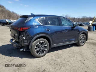 2022 Mazda CX-5 2.5 S Premium Plus Package with VIN JM3KFBEM6N0574048, listed as a Copart auction lot 52000625 with 21,039 mi miles and Salvage Title. Bid and sale history available at carsss.com. Image 3.