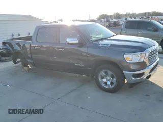2019 Ram 1500 Big Horn/Lone Star with VIN 1C6RRFFG6KN727824, listed as a Copart auction lot 88023385 with 76,275 mi miles and Salvage Title. Bid and sale history available at carsss.com. Image 4.