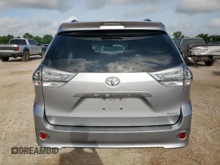 2015 Toyota Sienna SE with VIN 5TDXK3DC0FS636468, listed as a Copart auction lot 60164835 with 146,390 mi miles and Salvage title. Bid and sale history available at DreamBid. Image 6.