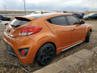 2014 Hyundai Veloster Turbo with VIN KMHTC6AE4EU193525, listed as a Copart auction lot 47676345 with 170,415 mi miles and Clean Title. Bid and sale history available at carsss.com. Image 3.