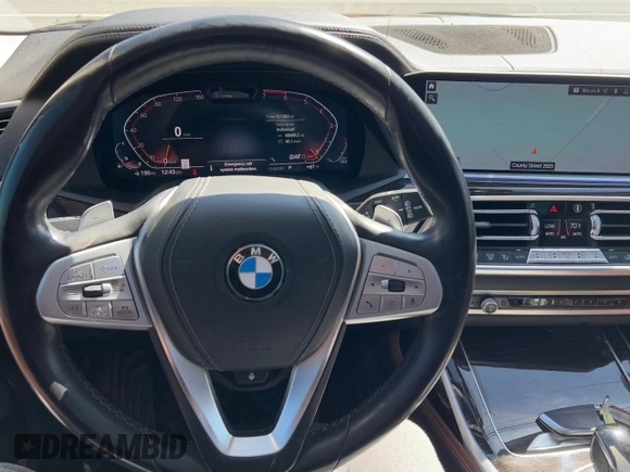 2019 BMW X7 xDrive50i z VIN 5UXCX4C58KLS36225, wystawiony jako Copart lot #53399425 z przebiegiem 111 593 mil mil oraz Czysty tytuł • Clean title. Historia ofert i sprzedaży dostępna na DreamBid. Obrazek 7.