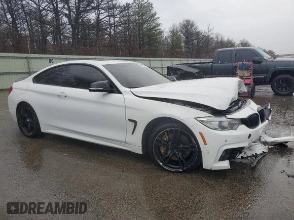2017 BMW 4 Series 440i with VIN WBA4P1C59HK522441, listed as a Copart auction lot 84673044 with Not Provided miles and Salvage Title. Bid and sale history available at carsss.com. Image 4.