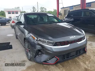 2022 Kia Forte GT with VIN 3KPF44AC6NE458008, listed as a IAAI auction lot 41762884 with 51,456 mi miles. Bid and sale history available at carsss.com. Image 1.