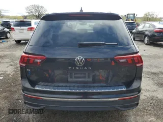 2023 Volkswagen Tiguan SE with VIN 3VVNB7AX2PM058818, listed as a Copart auction lot 55518755 with 35,878 mi miles and Salvage title. Bid and sale history available at DreamBid. Image 6.