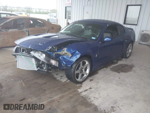 2003 Ford Mustang SVT Cobra with VIN 1FAFP48Y53F346673, listed as a IAAI auction lot 41894679 with 1 mi miles. Bid and sale history available at carsss.com. Image 18.