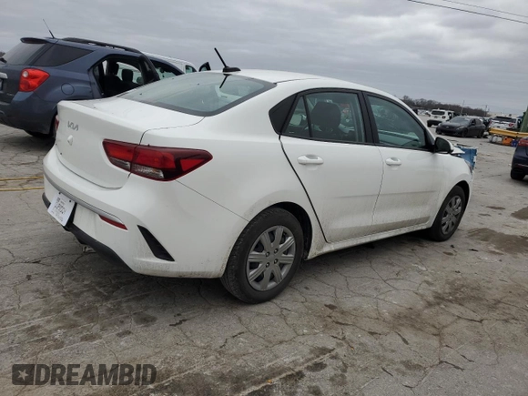2022 Kia Rio S with VIN 3KPA24AD3NE481660, listed as a Copart auction lot 48053765 with 31,501 mi miles and Salvage Title. Bid and sale history available at carsss.com. Image 3.