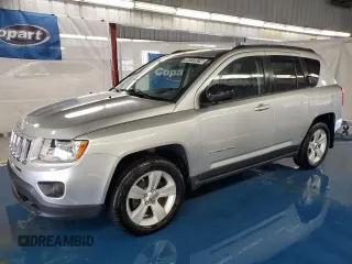 2012 Jeep Compass Latitude with VIN 1C4NJCEB4CD636707, listed as a Copart auction lot 80310414 with 90,741 mi miles and Clean Title. Bid and sale history available at carsss.com. Image 1.