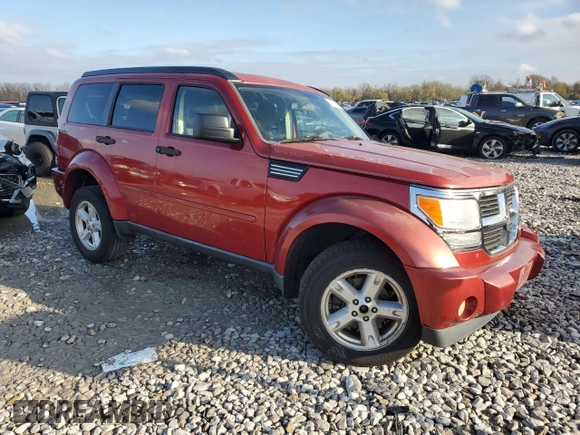 2009 Dodge Nitro SXT with VIN 1D8GU28K99W541922, listed as a Copart auction lot 79276954 with 61,533 mi miles and Salvage Title. Bid and sale history available at DreamBid. Image 4.