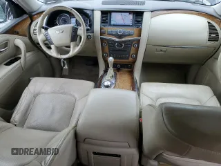 2011 Infiniti QX56 8-passenger with VIN JN8AZ2NC5B9302847, listed as a Copart auction lot 53372075 with 178,130 mi miles and Salvage Title. Bid and sale history available at carsss.com. Image 8.