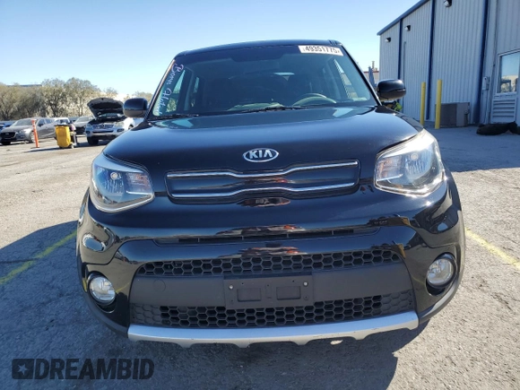 2017 Kia Soul + with VIN KNDJP3A55H7448233, listed as a Copart auction lot 49351775 with 82,347 mi miles and Salvage Title. Bid and sale history available at DreamBid. Image 5.