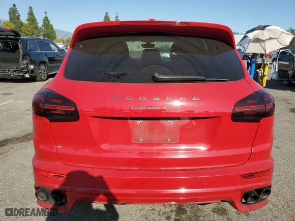 2017 Porsche Cayenne GTS with VIN WP1AD2A2XHLA82557, listed as a Copart auction lot 80534824 with 117,538 mi miles and Salvage Title. Bid and sale history available at carsss.com. Image 6.