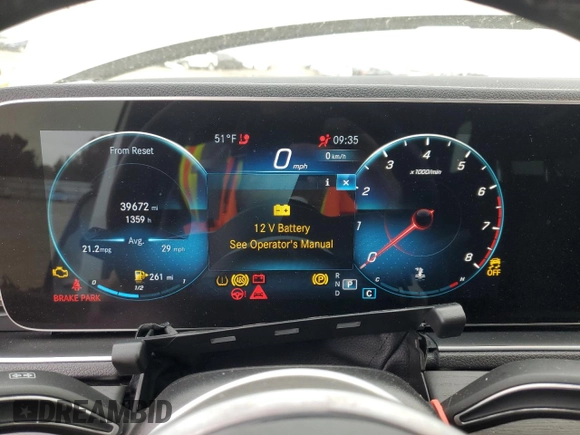 2022 Mercedes-Benz GLE 350 z VIN 4JGFB4KB9NA765778, wystawiony jako Copart lot #45435445 z przebiegiem 39 672 mil mil oraz Szkoda całkowita • Salvage title. Historia ofert i sprzedaży dostępna na DreamBid. Obrazek 9.
