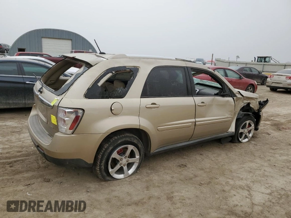 2008 Chevrolet Equinox LT with VIN 2CNDL63F586063184, listed as a Copart auction lot 47296245 with 0 mi miles and Salvage Title. Bid and sale history available at carsss.com. Image 3.