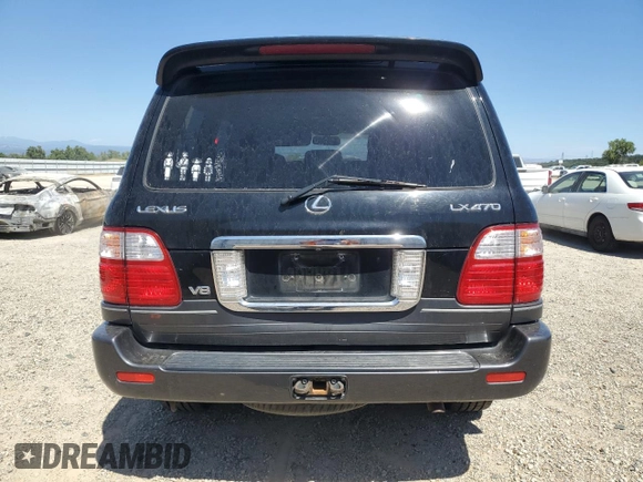 2004 Lexus LX 470 z VIN JTJHT00W843539918, wystawiony jako Copart lot #60612045 z przebiegiem 303 070 mil mil oraz Czysty tytuł • Clean title. Historia ofert i sprzedaży dostępna na DreamBid. Obrazek 6.