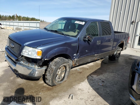 2005 Ford F-150 XLT with VIN 1FTPW14595FB71066, listed as a Copart auction lot 51159715 with 217,444 mi miles and Non Repairable. Bid and sale history available at carsss.com. Image 1.