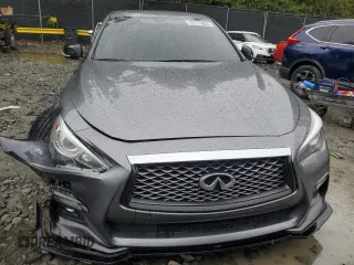 2020 Infiniti Q50 Red Sport 400 with VIN JN1FV7AR0LM660251, listed as a Copart auction lot 72771624 with 39,974 mi miles and Salvage Title. Bid and sale history available at carsss.com. Image 5.