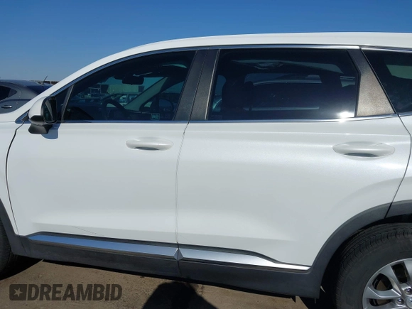 2020 Hyundai Santa Fe SE with VIN 5NMS23AD1LH197383, listed as a IAAI auction lot 42001946 with 47,844 mi miles. Bid and sale history available at carsss.com. Image 14.