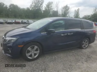 2019 Honda Odyssey EX with VIN 5FNRL6H58KB022432, listed as a Copart auction lot 61501254 with 91,979 mi miles and Non Repairable. Bid and sale history available at carsss.com. Image 1.