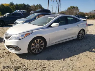 2015 Hyundai Azera Limited with VIN KMHFH4JGXFA476485, listed as a Copart auction lot 77338624 with 111,056 mi miles and Salvage Title. Bid and sale history available at carsss.com. Image 1.