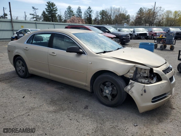 2008 Chevrolet Malibu LS w/1LS with VIN 1G1ZG57B28F216165, listed as a Copart auction lot 53633155 with 49,135 mi miles and Clean Title. Bid and sale history available at carsss.com. Image 4.