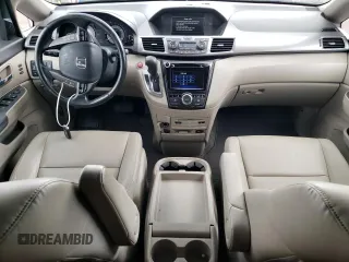 2015 Honda Odyssey Touring Elite with VIN 5FNRL5H98FB033336, listed as a Copart auction lot 57092355 with 186,046 mi miles and Salvage title. Bid and sale history available at DreamBid. Image 8.