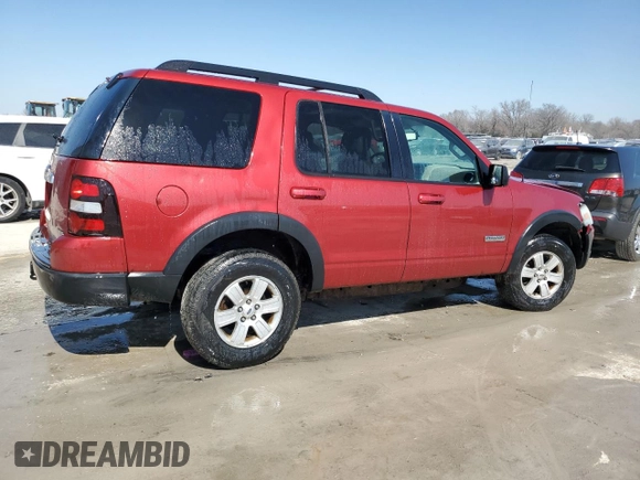 2007 Ford Explorer XLT with VIN 1FMEU73E57UB79712, listed as a Copart auction lot 48237395 with 142,609 mi miles and Salvage Title. Bid and sale history available at carsss.com. Image 3.