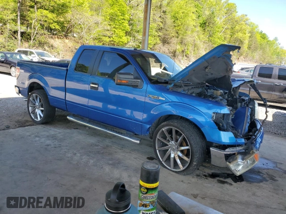 2012 Ford F-150 XL with VIN 1FTEX1CM6CFC87433, listed as a Copart auction lot 52502655 with Not Provided miles and Salvage Title. Bid and sale history available at carsss.com. Image 4.