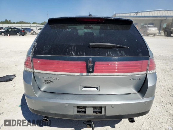 2007 Lincoln MKX with VIN 2LMDU68C47BJ19542, listed as a Copart auction lot 48956355 with 118,942 mi miles and Salvage Title. Bid and sale history available at carsss.com. Image 6.