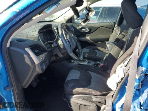 2017 Jeep Cherokee Sport with VIN 1C4PJMAS5HW624940, listed as a Copart auction lot 42959855 with 0 mi miles and Salvage Title. Bid and sale history available at carsss.com. Image 7.