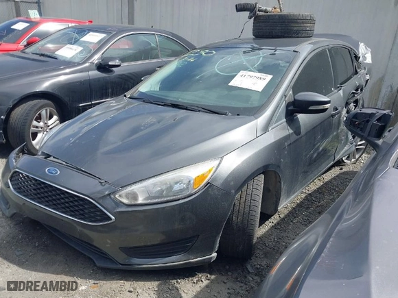 2017 Ford Focus SE with VIN 1FADP3F25HL315545, listed as a IAAI auction lot 41797989 with NaN miles. Bid and sale history available at carsss.com. Image 2.