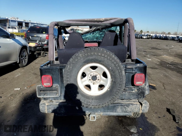 2000 Jeep Wrangler SE with VIN 1J4FA29P8YP727063, listed as a Copart auction lot 89113555 with 91,032 mi miles and Salvage Title. Bid and sale history available at carsss.com. Image 6.