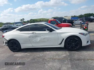 2017 Infiniti Q60 2.0t Premium with VIN JN1CV7EK7HM110553, listed as a IAAI auction lot 42115242 with 83,129 mi miles. Bid and sale history available at carsss.com. Image 14.