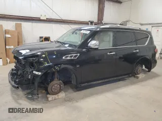 2016 Infiniti QX80 z VIN JN8AZ2NE7G9126781, wystawiony jako Copart lot #72675344 z przebiegiem 149 037 mil mil oraz Szkoda całkowita • Salvage title. Historia ofert i sprzedaży dostępna na DreamBid. Obrazek 1.