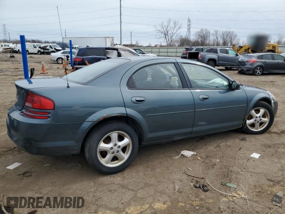 2005 Dodge Stratus SXT z VIN 1B3EL46X25N574295, wystawiony jako Copart lot #51846645 z przebiegiem 135 642 mil mil oraz Czysty tytuł • Clean title. Historia ofert i sprzedaży dostępna na DreamBid. Obrazek 3.