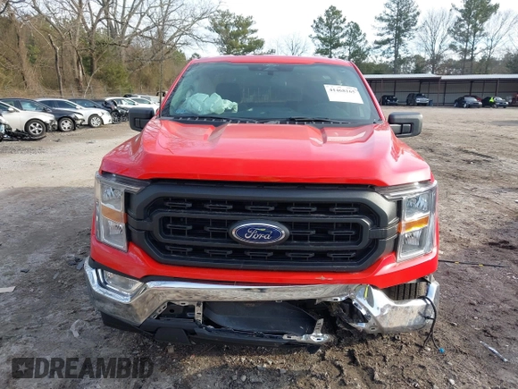 2022 Ford F-150 XL with VIN 1FTMF1CB0NKE05421, listed as a IAAI auction lot 41468165 with 20,265 mi miles. Bid and sale history available at carsss.com. Image 12.