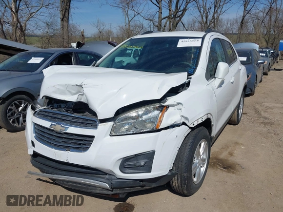 2016 Chevrolet Trax LT with VIN 3GNCJLSB9GL273114, listed as a IAAI auction lot 41828568 with 37,217 mi miles and . Bid and sale history available at DreamBid. Image 18.