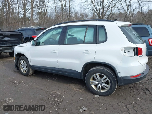 2017 Volkswagen Tiguan S with VIN WVGBV7AX3HK020883, listed as a IAAI auction lot 41782168 with 87,650 mi miles and . Bid and sale history available at DreamBid. Image 14.