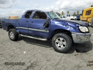 2000 Toyota Tundra SR5 with VIN 5TBRT3415YS027876, listed as a Copart auction lot 51021135 with 189,279 mi miles and Salvage Title. Bid and sale history available at DreamBid. Image 4.
