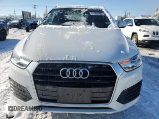 2018 Audi Q3 Premium with VIN WA1BCCFS0JR014031, listed as a Copart auction lot 87606595 with 52,690 mi miles and Salvage title. Bid and sale history available at DreamBid. Image 5.