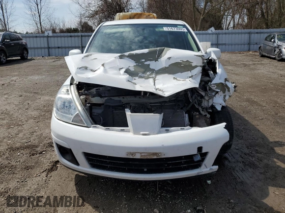 2010 Nissan Versa 1.6 with VIN 3N1CC1AP5AL351662, listed as a Copart auction lot 51673005 with Not provided miles and Salvage title. Bid and sale history available at DreamBid. Image 5.