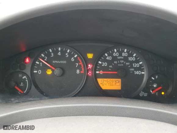 2007 Nissan Frontier XE with VIN 1N6BD06T47C409798, listed as a Copart auction lot 44918955 with 134,608 mi miles and Clean Title. Bid and sale history available at carsss.com. Image 9.