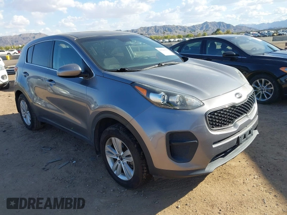 2017 Kia Sportage LX with VIN KNDPM3AC9H7108276, listed as a IAAI auction lot 41924350 with 101,609 mi miles. Bid and sale history available at carsss.com. Image 1.