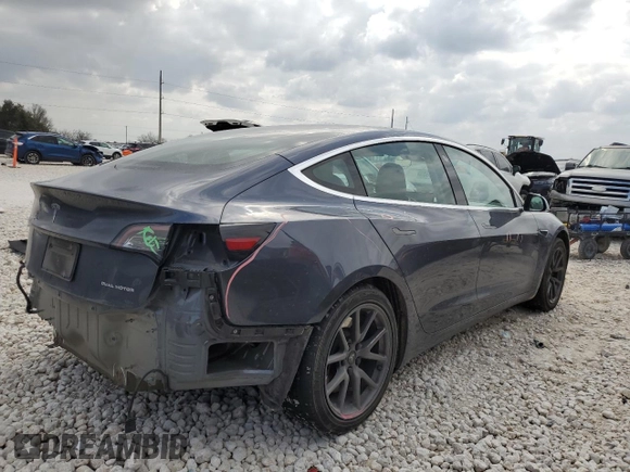 2020 Tesla Model 3 Long Range with VIN 5YJ3E1EB9LF616154, listed as a Copart auction lot 46785145 with 88,676 mi miles and Salvage Title. Bid and sale history available at carsss.com. Image 3.