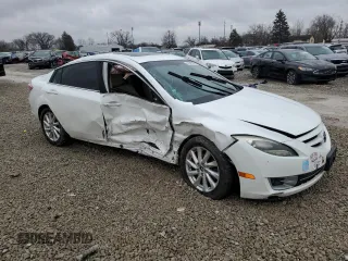 2011 Mazda 6 i Grand Touring with VIN 1YVHZ8CHXB5M09518, listed as a Copart auction lot 44343235 with 144,921 mi miles and Salvage Title. Bid and sale history available at DreamBid. Image 4.