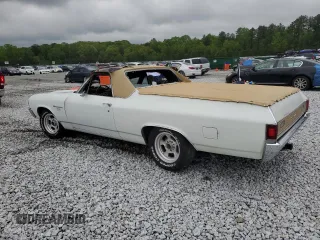 1971 Chevrolet El Camino z VIN 136801L126108, wystawiony jako Copart lot #52032275 z przebiegiem Nie podano mil oraz Nie do naprawy. Historia ofert i sprzedaży dostępna na DreamBid. Obrazek 2.